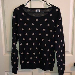 Poka dot sweater